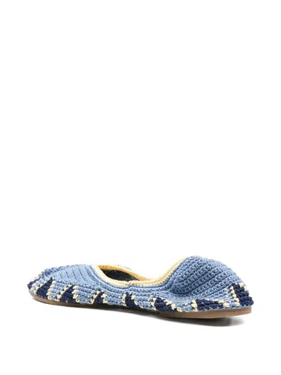 Slo_hand_made Crochet-pattern Ballet Flats