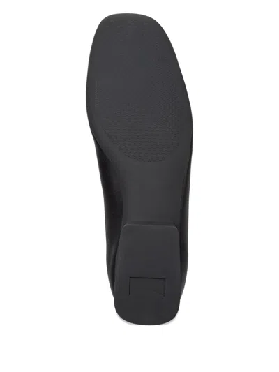 Camper Casi Myra Lace-up Leather Flats In Black
