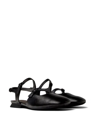 Camper Casi Myra Buckle-strap Leather Pumps In Black