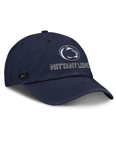 Nike Men's Navy Penn State Nittany Lions 2025 On-field Club Adjustable Hat