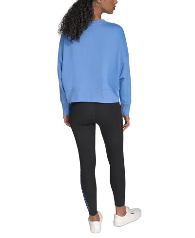 Calvin Klein Performance Women's Mini Triple Logo Pullover Sweatshirt