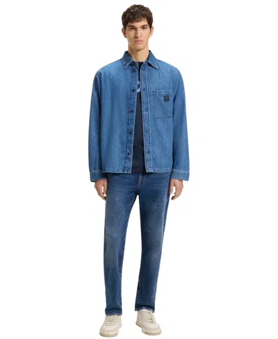 Hugo Boss Boss By  Men's Super-stretch Denim Regular-fit Jeans