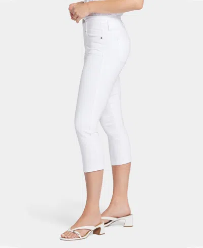 Nydj Petite Ami Skinny Capri Jeans In White