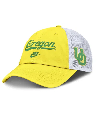 Nike Men's Yellow Oregon Ducks Club Legacy Adjustable Trucker Hat
