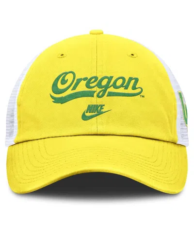 Nike Men's Yellow Oregon Ducks Club Legacy Adjustable Trucker Hat