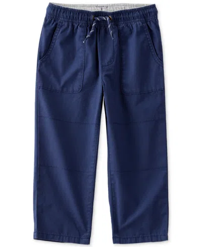 Carter's Toddler Drawstring Pull-on Pants In Blue