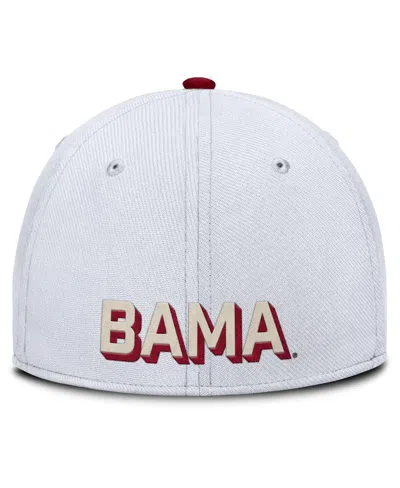 Nike Men's White Alabama Crimson Tide Legacy Rise Performance Flex Hat