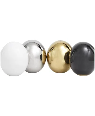 Rosemary Lane 4" Ceramic Orbs Vase Filler, Set Of 4