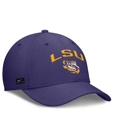 Nike Men's Purple Lsu Tigers 2025 On-field Rise Performance Flex Hat