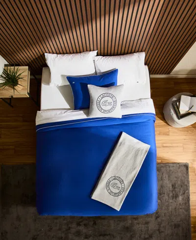 Lacoste Tiebreak Solid 2-pc. Comforter Set, Twin In Blue