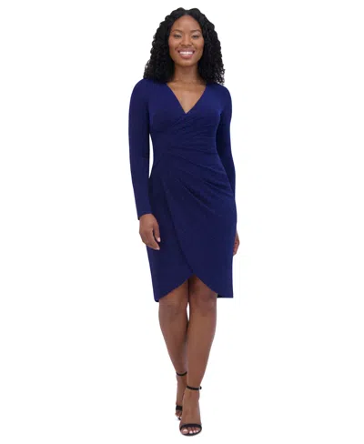 Jessica Howard Women's Metallic-threaded Cocktail Dress