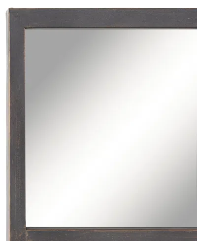 Rosemary Lane 45" Metal Window Pane Inspired Room Wall Mirror