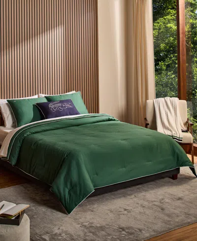 Lacoste Tiebreak Solid 3-pc. Comforter Set, Full/queen