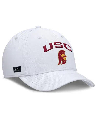 Nike Men's White Usc Trojans 2025 On-field Rise Performance Flex Hat