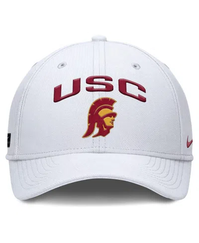 Nike Men's White Usc Trojans 2025 On-field Rise Performance Flex Hat