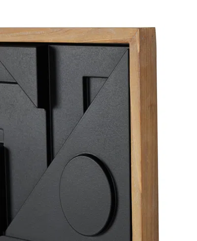 Rosemary Lane Wood 24" Contemporary Wall Decor