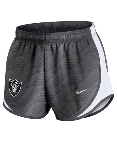 Nike Las Vegas Raiders Tempo  Women's Dri-fit Nfl Shorts In Gray