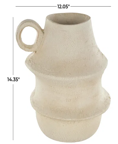 Rosemary Lane Paper Mache 14.35" Modern Vase