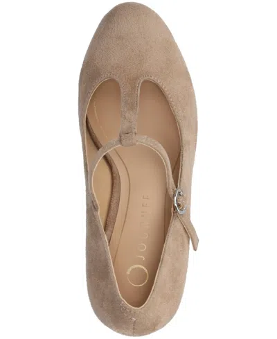 Journee Collection Women's Talani T-strap Almond Toe Dress Pumps