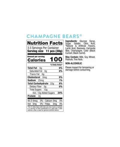 Sugarfina Champagne Bears 12 Piece Taster Pack In Multi