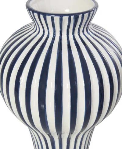 Rosemary Lane Ceramic Modern Vase, Set Of 2