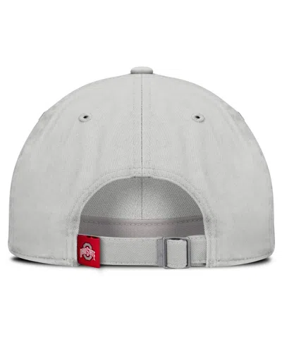 Nike Men's Gray Ohio State Buckeyes 2025 On-field Gameday Club Adjustable Hat