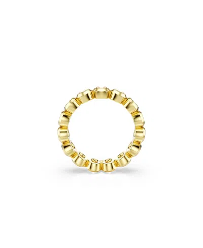 Swarovski Imber Gold-tone Plated Round Cut Ring
