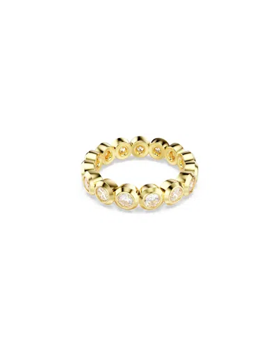 Swarovski Imber Gold-tone Plated Round Cut Ring