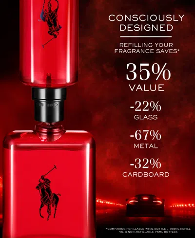 Ralph Lauren Men's 5-pc. Polo Red Eau De Toilette Gift Set