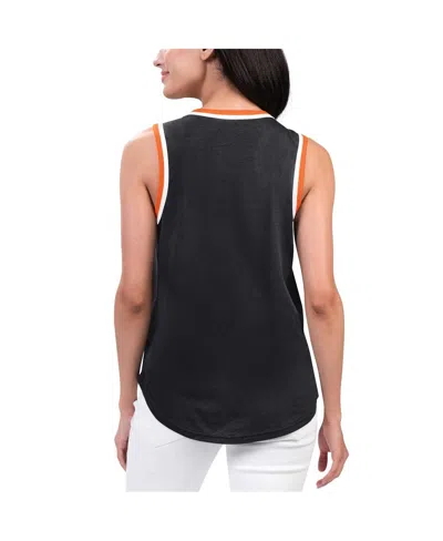 G-iii 4her By Carl Banks Women's Black Philadelphia Flyers Strategy Tank Top