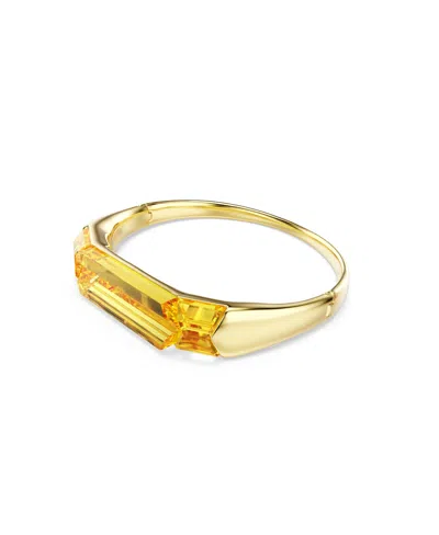 Swarovski Lucent Gold-tone Plated Bangle Bracelet