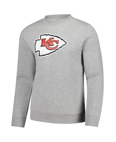 Fanatics Men's Gray Kansas City Chiefs Fleece Pullover Sweatshirt In Gray