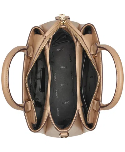 Dkny Paige Medium Satchel With Convertible Strap In Neutral
