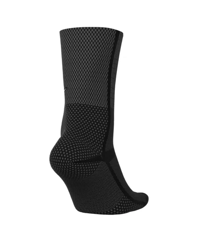 Nike Men's And Women's Black Nba Logo Man Unicorn Cushion Crew Socks In Multi