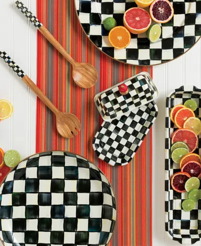 Mackenzie-childs Courtly Check Serving Platter