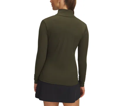 Under Armour Women's Motion Zippered Mock-neck Jacket In Green