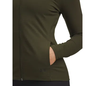 Under Armour Women's Motion Zippered Mock-neck Jacket In Green
