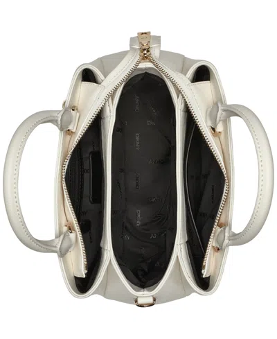 Dkny Paige Medium Satchel With Convertible Strap In White