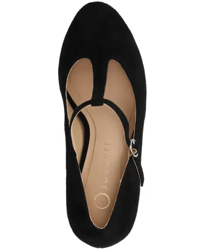 Journee Collection Women's Talani T-strap Almond Toe Dress Pumps
