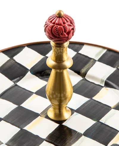 Mackenzie-childs Courtly Check 2-tier Sweet Stand
