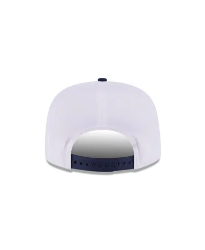 New Era Men's White/navy Indiana Pacers Hardwood Two-tone Golfer Adjustable Hat