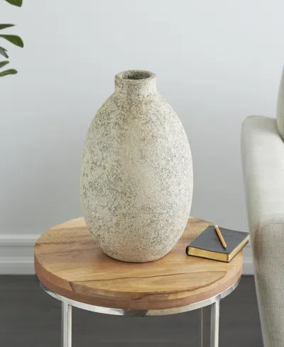 Rosemary Lane Ceramic 14.25" Farmhouse Vase