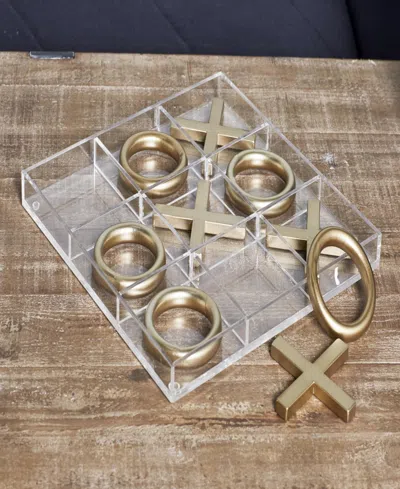 Rosemary Lane Glam Acrylic Game Set, 5"