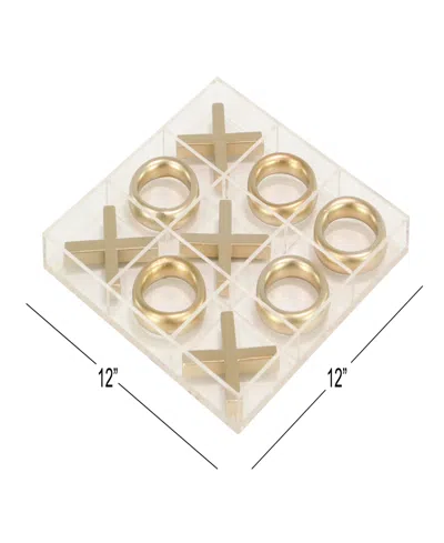 Rosemary Lane Glam Acrylic Game Set, 5"