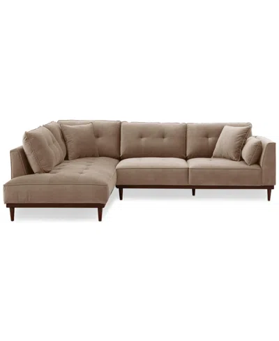 Macy's Hazelynn 2-pc. Fabric Sectional, Exclusively At Macys