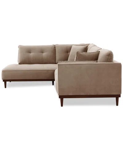 Macy's Hazelynn 2-pc. Fabric Sectional, Exclusively At Macys