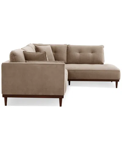 Macy's Hazelynn 2-pc. Fabric Sectional, Exclusively At Macys