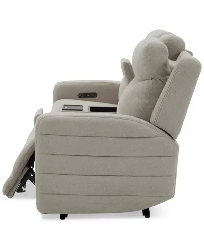 Macy's Kristyan 3-pc. Fabric Sofa With 2 Power Motion Chairs And Console, Exclusively At
