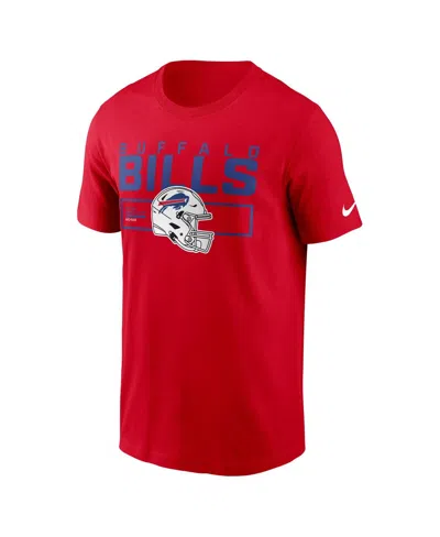 Nike Red Buffalo Bills Primetime Helmet Essential T-shirt In Red