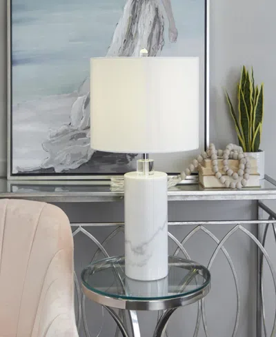 Rosemary Lane 25.50" Marble Modern Table Lamp